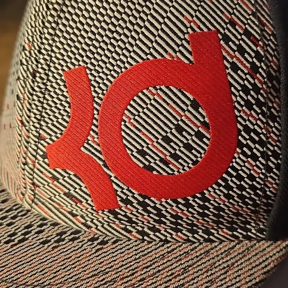 Nike Hat Cap Snap Back KD Black Red Mens One Size Basketball NBA Kevin Durant